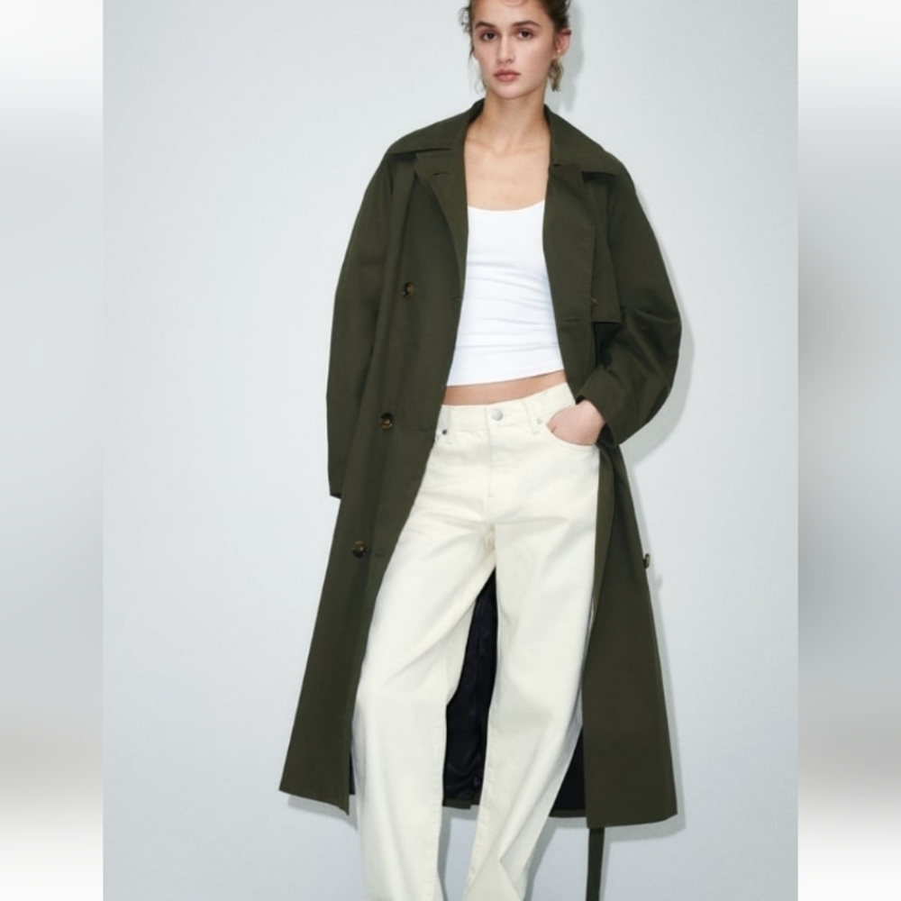 Zara Water Repellent Trench Coat